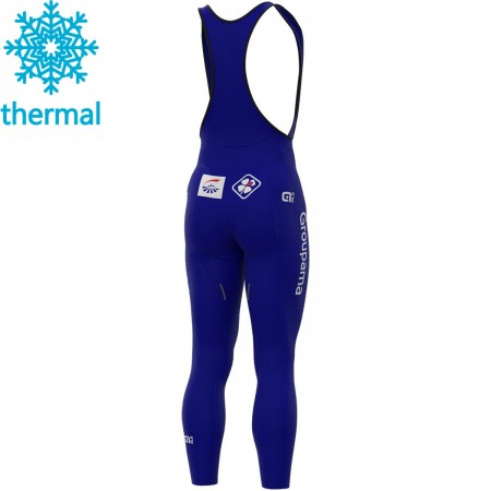 Collant à Bretelles 2021 Groupama-FDJ Hiver Thermal Fleece N001